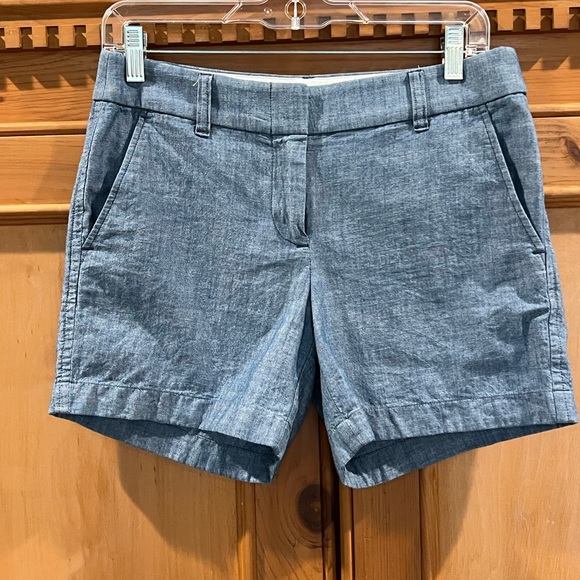 J. Crew 5” Classic Chambray Short  (size 2) - Picture 4 of 11